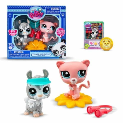 Figūrų rinkinys Bandai Littlest Pet Shop 2 Dalys Naminiai gyvūnai