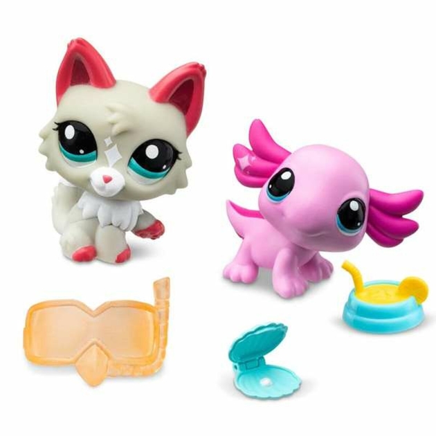 Figūrų rinkinys Bandai Littlest Pet Shop 2 Dalys Naminiai gyvūnai