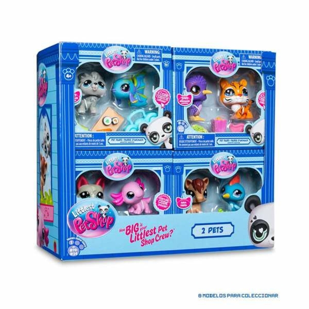 Figūrų rinkinys Bandai Littlest Pet Shop 2 Dalys Naminiai gyvūnai