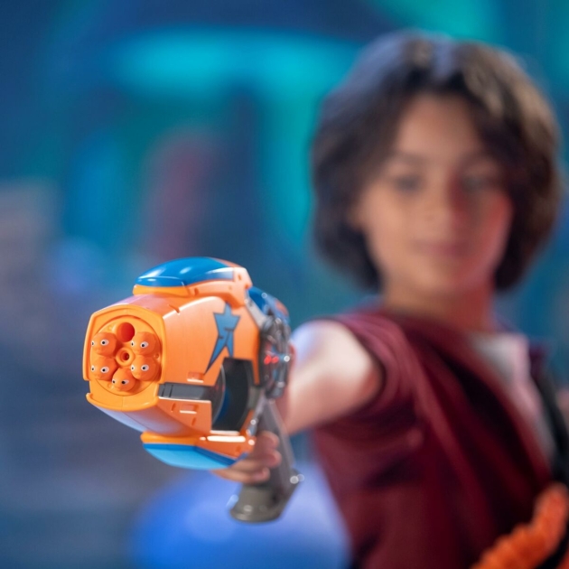 Minkštų strėlyčių šautuvas Bizak Slugterra Eli’S Megamorph Blaster Oranžinė