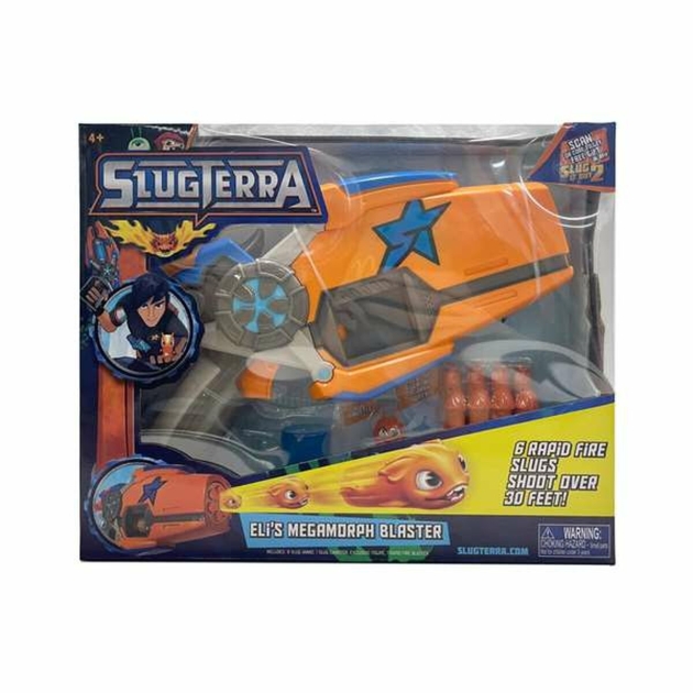 Minkštų strėlyčių šautuvas Bizak Slugterra Eli’S Megamorph Blaster Oranžinė