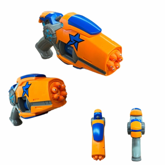 Minkštų strėlyčių šautuvas Bizak Slugterra Eli’S Megamorph Blaster Oranžinė