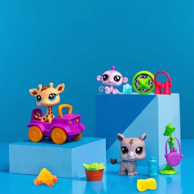 Playset Bandai Littlest Pet Shop SAFARI 8 Dalys