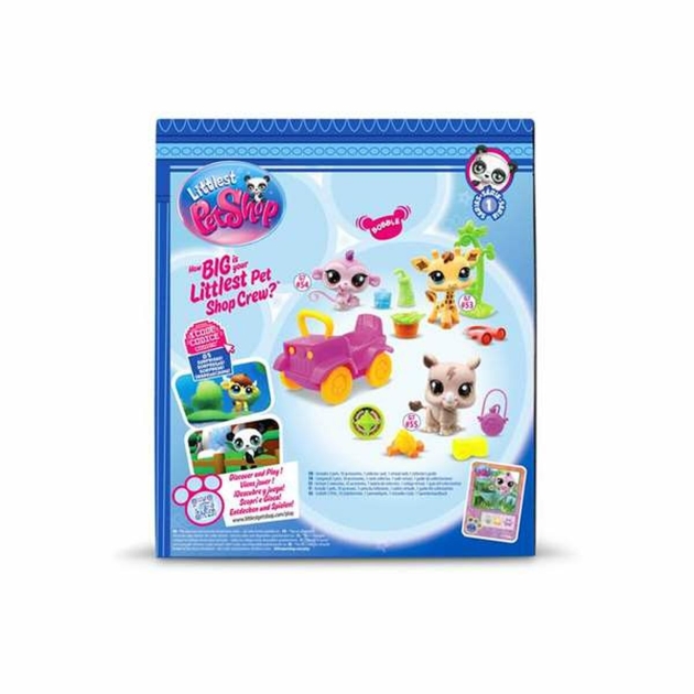 Playset Bandai Littlest Pet Shop SAFARI 8 Dalys