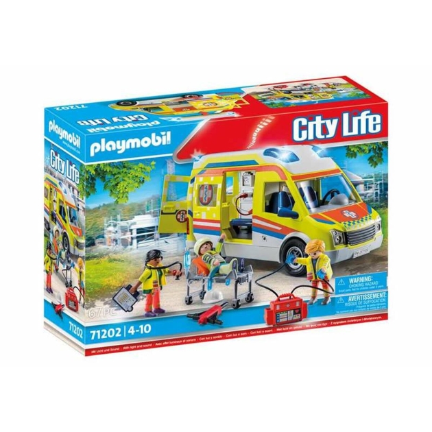 Playset Playmobil 71202 City Life Ambulance 67 Dalys