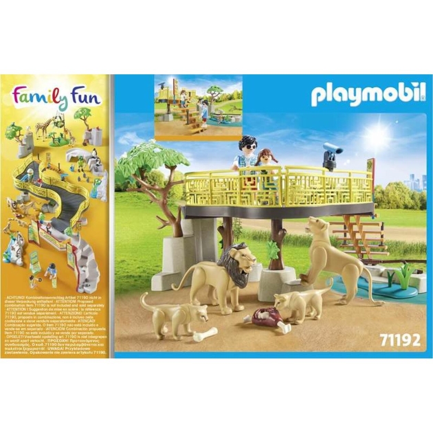 Playset Playmobil 71192 Liūtas gyvūnai 58 Dalys