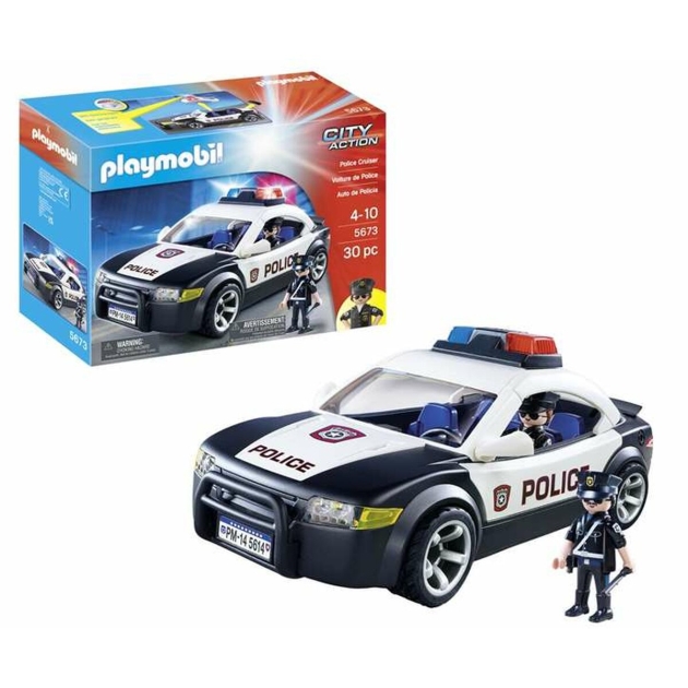 Playset Playmobil Policijos automobilis