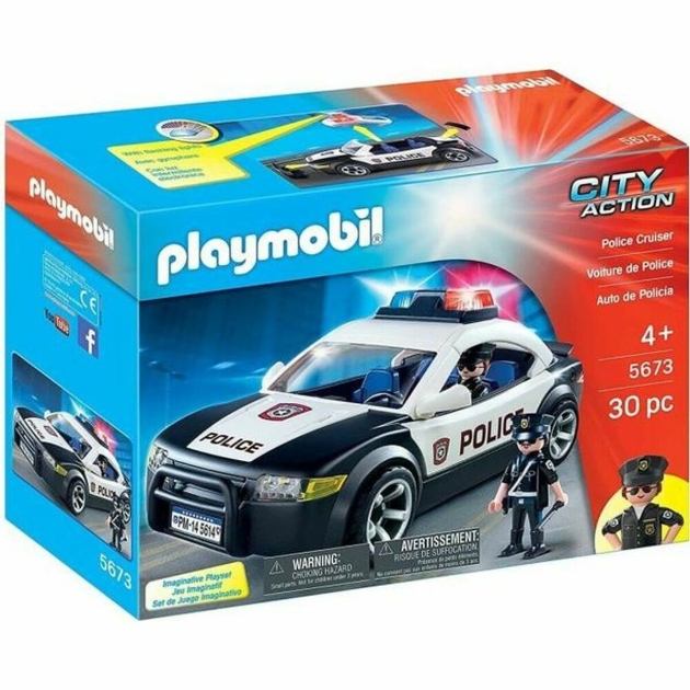 Playset Playmobil Policijos automobilis