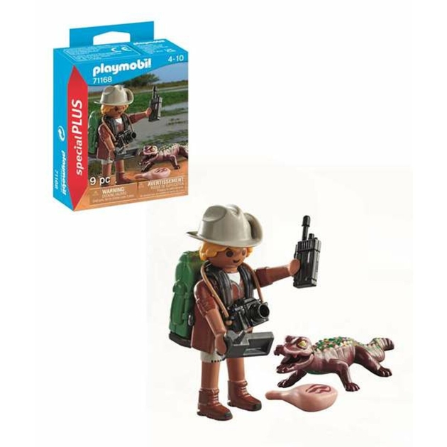 Playset Playmobil Special Plus: Researcher with Alligator 71168 9 Dalys