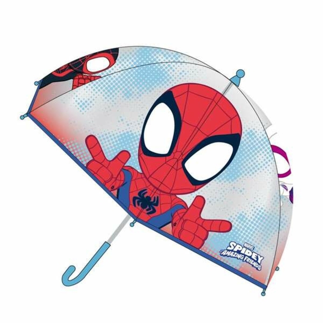 Skėtis Spidey Raudona PoE 45 cm Vaikiškas