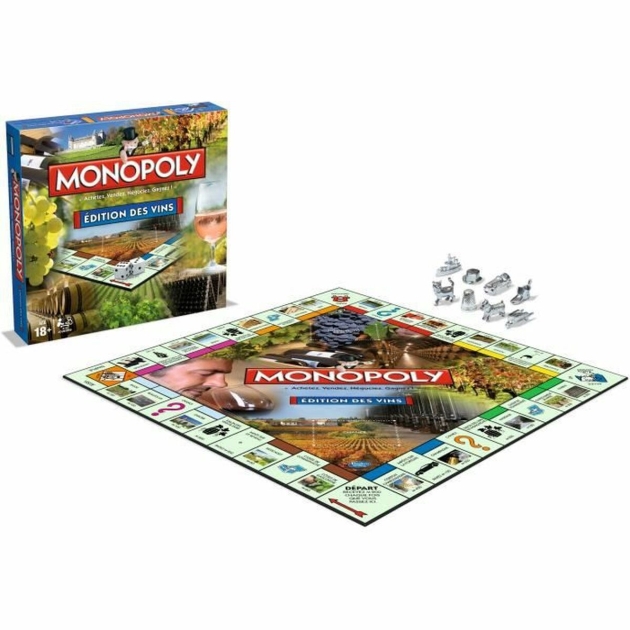 Stalo žaidimas Winning Moves MONOPOLY Editions des vins (FR)