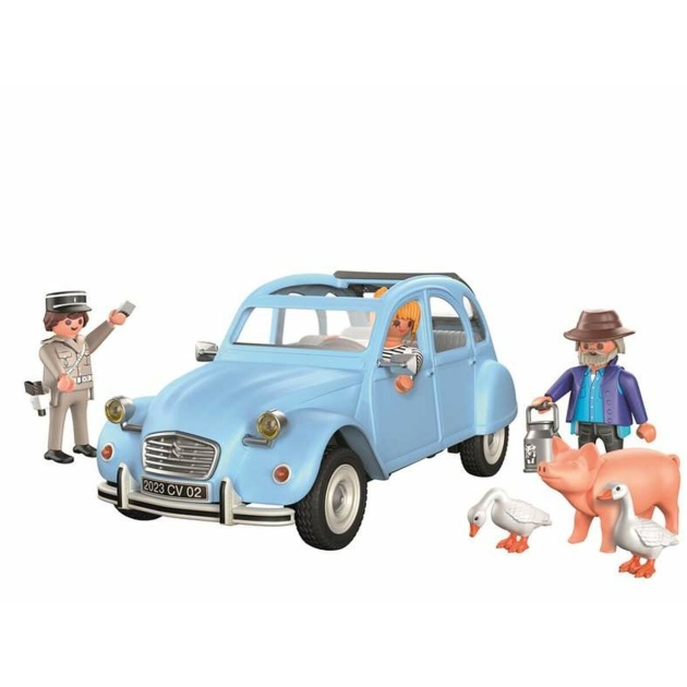 Transporto priemonių žaidimo rinkinys Playmobil Mėlyna Automobilis 57 Dalys