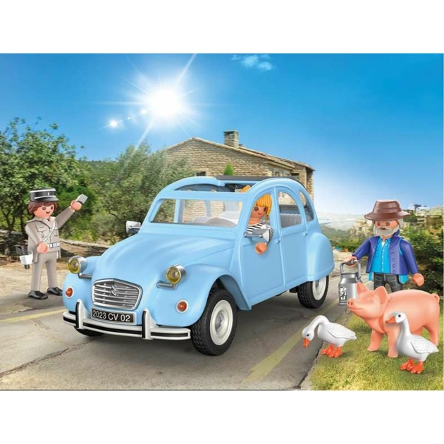 Transporto priemonių žaidimo rinkinys Playmobil Mėlyna Automobilis 57 Dalys