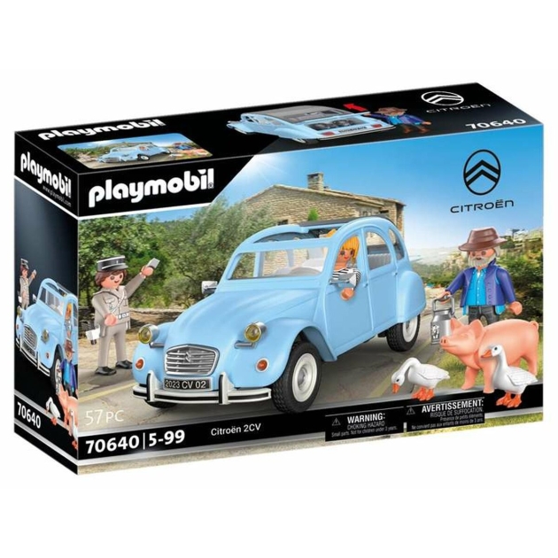 Transporto priemonių žaidimo rinkinys Playmobil Mėlyna Automobilis 57 Dalys