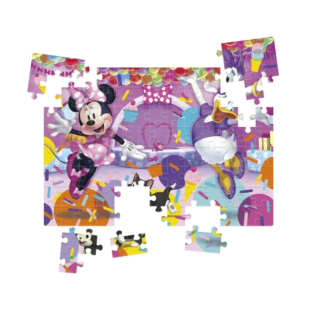 Vaikiška puzlė Clementoni SuperColor Minnie 25735 48,5 x 33,5 cm 104 Dalys