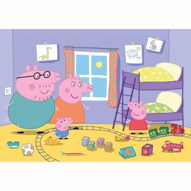 Vaikiška puzlė Clementoni SuperColor Peppa Pig 26438 68 x 48 cm 60 Dalys