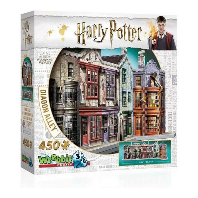 3D Puzlė Harry Potter Diagon Alley Wrebbit W3D-1010 (450 pcs)