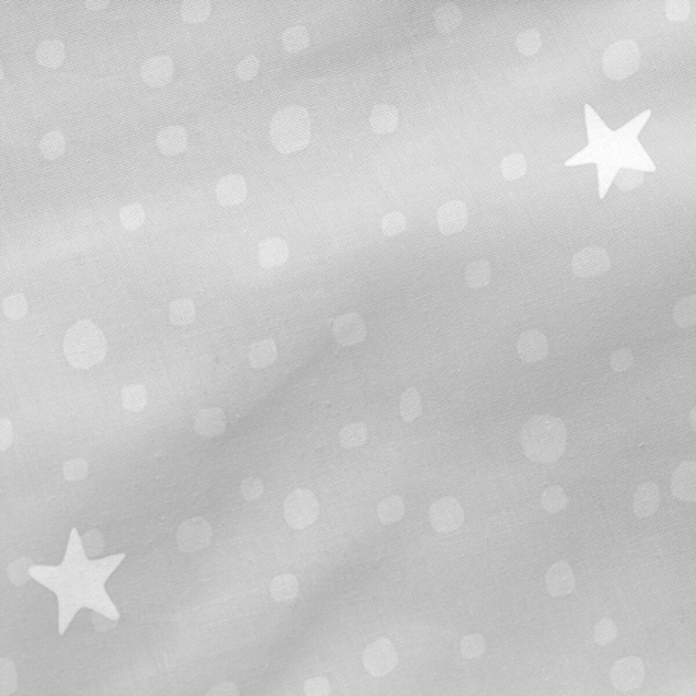 Dygsniuota patalynė su užtrauktuku HappyFriday Basic Little Star Pilka 105 x 200 cm