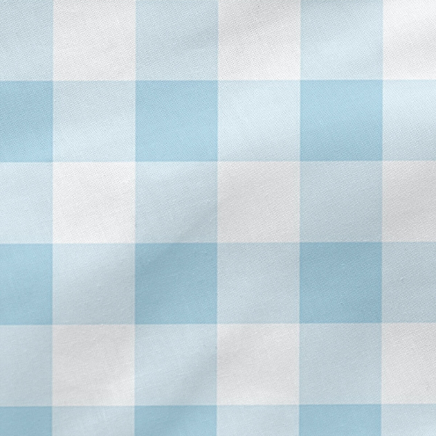 Dygsniuota patalynė su užtrauktuku HappyFriday Basic Mėlyna 105 x 200 cm Gingham