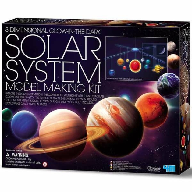 Edukacinis žaidimas Hape Kit sistema solare rotante in 3D 37,3 x 28,3 x 6,5 cm