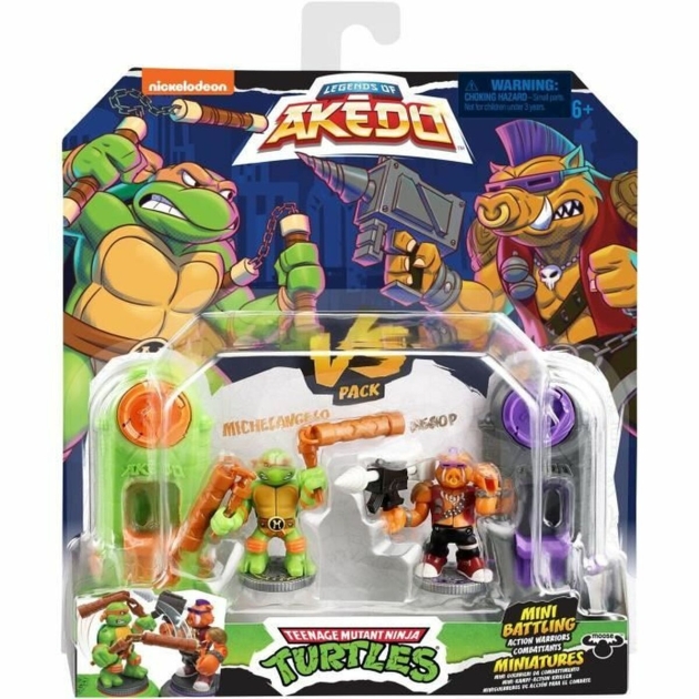 Figūrėlės Teenage Mutant Ninja Turtles Legends of Akedo: Michelangelo vs Evil Bepop