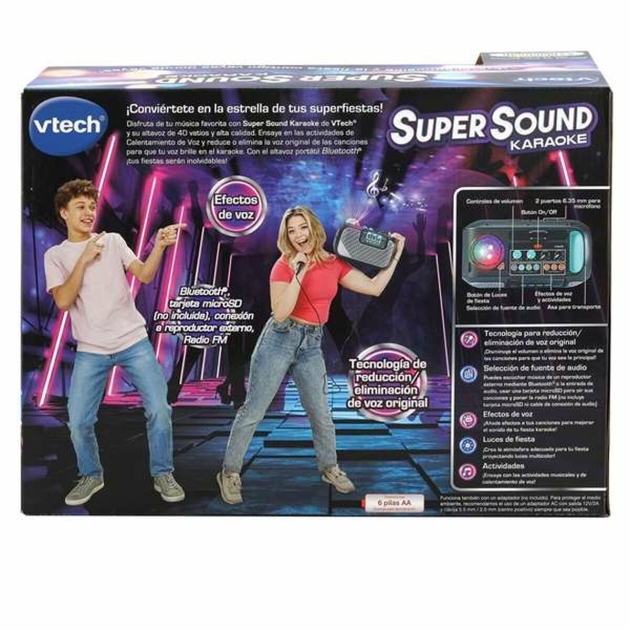 Garsiakalbis su karaokė mikrofonu Vtech Super Sound