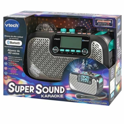 Garsiakalbis su karaokė mikrofonu Vtech Super Sound