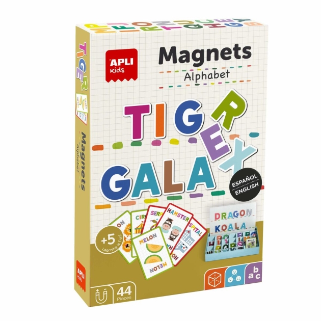 Magnetinis žaidimas Apli Alphabet Spalvotas