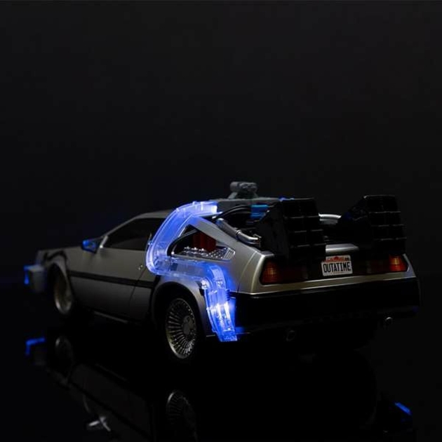 Nuotoliniu būdu valdomas automobilis Back to the Future Delorean Sidabras 1:16