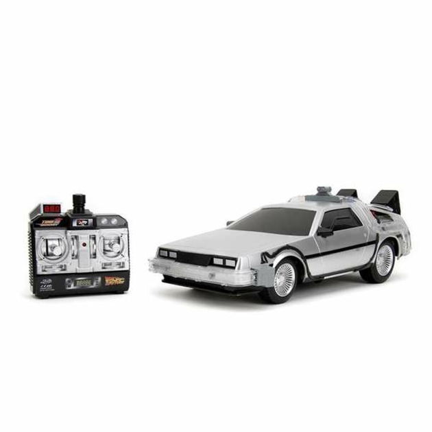 Nuotoliniu būdu valdomas automobilis Back to the Future Delorean Sidabras 1:16