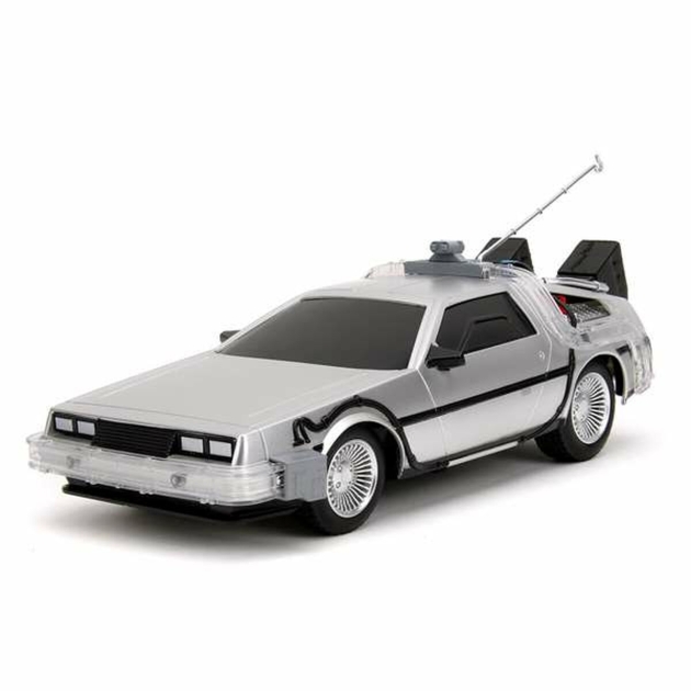 Nuotoliniu būdu valdomas automobilis Back to the Future Delorean Sidabras 1:16