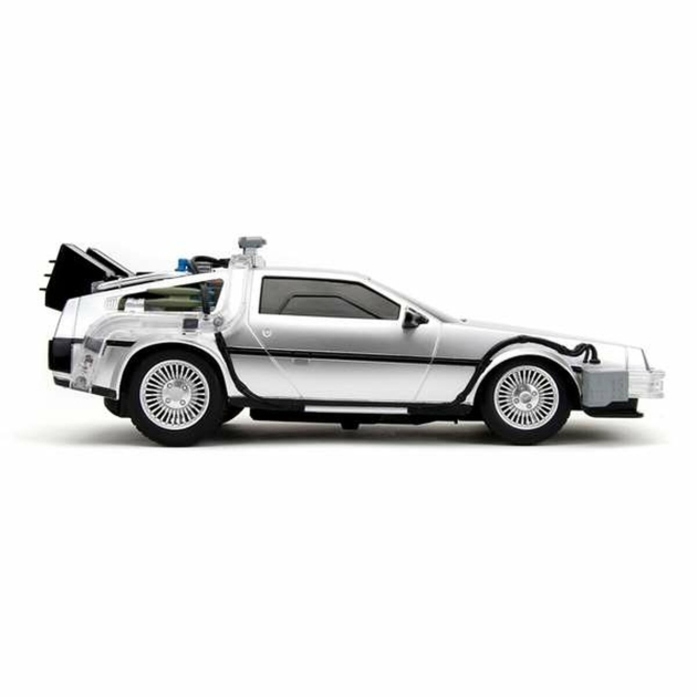 Nuotoliniu būdu valdomas automobilis Back to the Future Delorean Sidabras 1:16