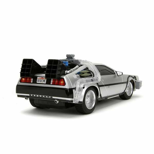 Nuotoliniu būdu valdomas automobilis Back to the Future Delorean Sidabras 1:16