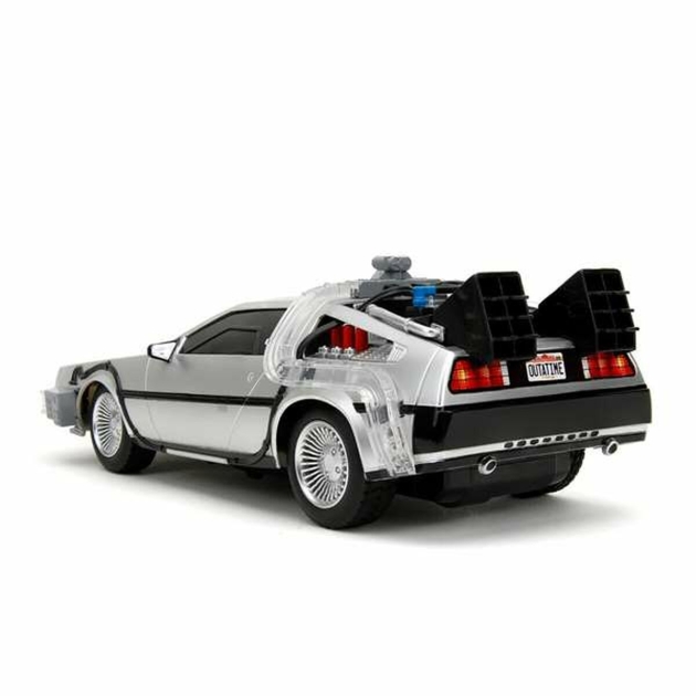 Nuotoliniu būdu valdomas automobilis Back to the Future Delorean Sidabras 1:16