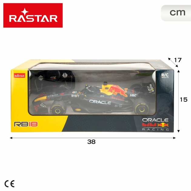 Nuotoliniu būdu valdomas automobilis Red Bull Oracle RB Racing RB18 F1 1:18