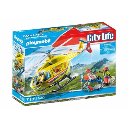 Playset Playmobil 71203 City Life Rescue Helicopter 48 Dalys