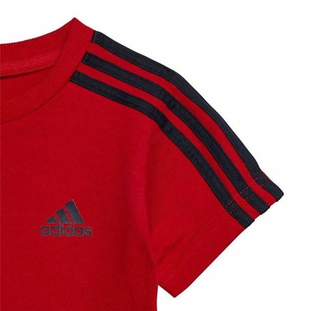 Vaikiška sportinė apranga Adidas 3 Stripes Raudona