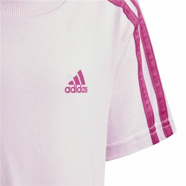 Vaikiška sportinė apranga Adidas 3 Stripes Rožinė