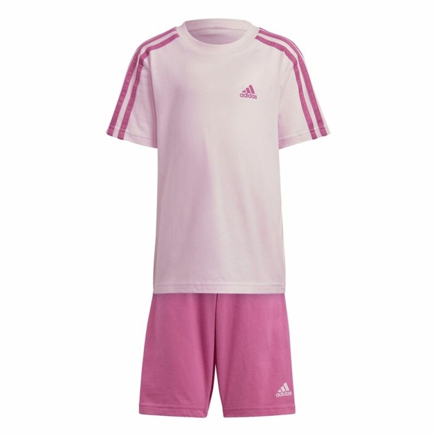 Vaikiška sportinė apranga Adidas 3 Stripes Rožinė