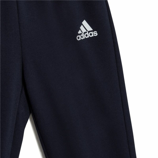 Vaikiškas sportinis kostiumas Adidas Lin Fl Jog Mėlyna