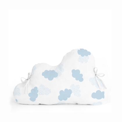 Vaikiškos lovelės apsauga HappyFriday Basic Kids Clouds Mėlyna 60 x 40 cm