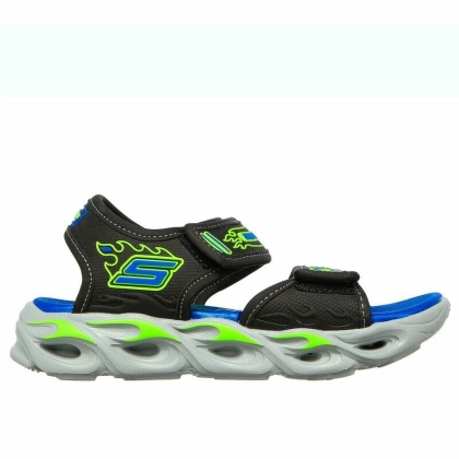 Vaikiškos sandalai Skechers Lights Thermo-Splash Juoda