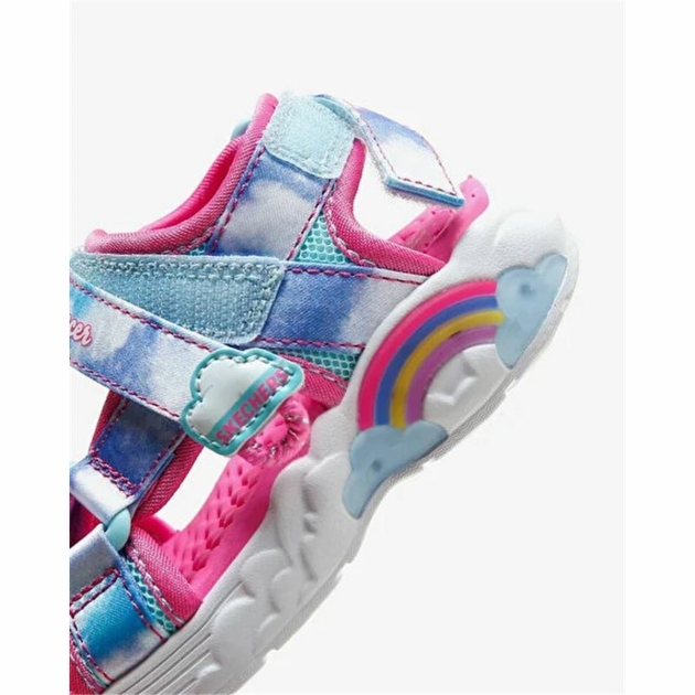 Vaikiškos sandalai Skechers Rainbow Racer Mėlyna