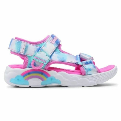 Vaikiškos sandalai Skechers Rainbow Racer Rožinė