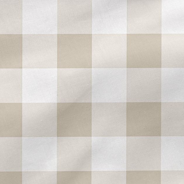 Dygsniuota patalynė su užtrauktuku HappyFriday Basic Rusvai gelsva 105 x 200 cm Gingham