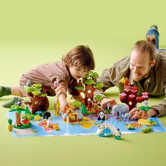 Playset Lego 10975 DUPLO Wild Animals of the World (142 Dalys)