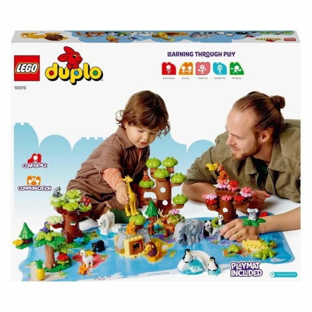 Playset Lego 10975 DUPLO Wild Animals of the World (142 Dalys)