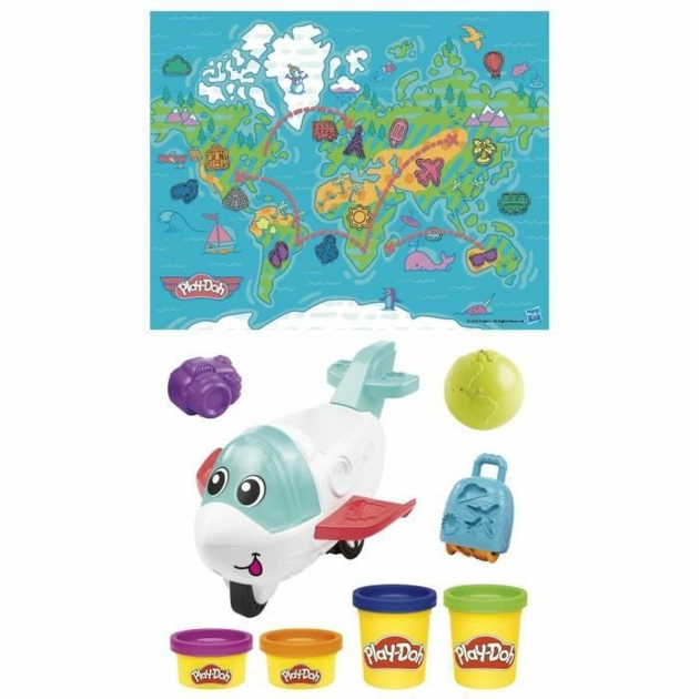 Žaidimas iš plastilino Play Doh Airplane Explorer Starter Playset